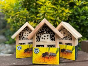 Bee hotels for biodiversity